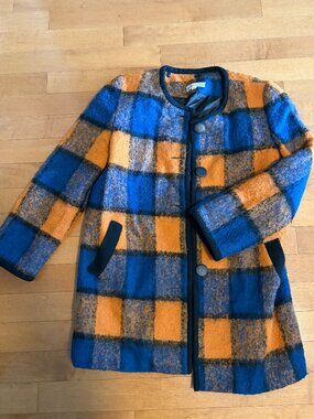 Vintage plaid coat